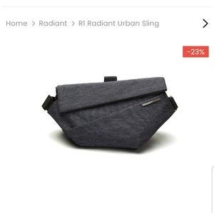 Modern sling backpack
